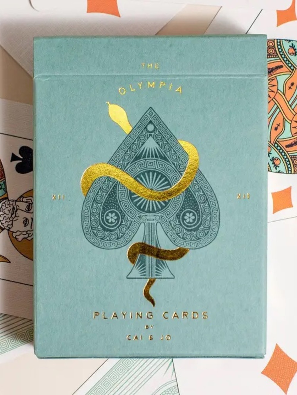 Olympia - Playing Cards in Sage Green - NEW